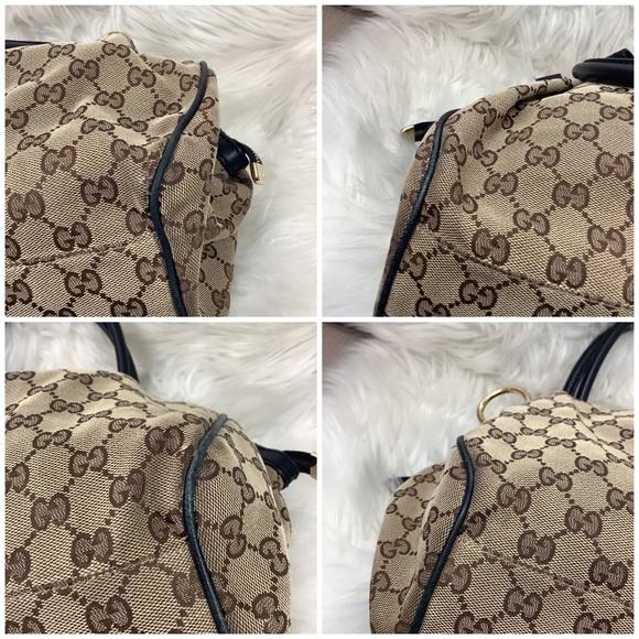 🤎GUCCI Brown Monogram Sukey tote bag 2 way bag - Picture 4 of 10